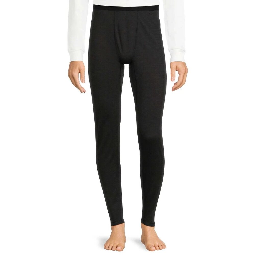 Ozark Trail mens Wool Blend Base Layer Bottoms XXL Black NWT